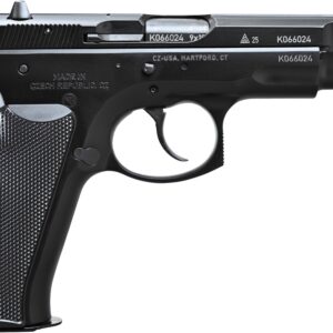 CZ-USA CZ 75 B 50th Anniversary Edition 9mm semi-auto pistol in black with fixed sights and manual safety