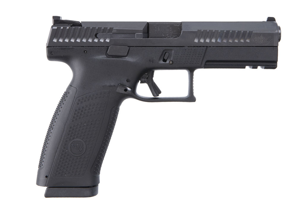 CZ P-10 F 9mm Semi-Auto Pistol – Black, 4.5" Barrel, 10+1 Capacity