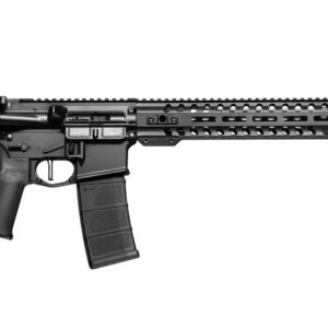 Patriot Ordnance Factory POF Minuteman 5.56 NATO semi-automatic AR rifle in black with 16.5-inch barrel, optics-ready rail, and Magpul PMAG magazine