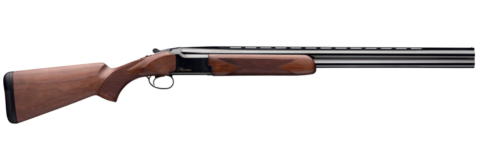 Browning Citori Hunter Grade I 28 gauge over/under shotgun with 26-inch barrel and bi-tone finish, right side view