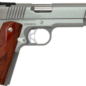 Dan Wesson Pointman Nine stainless 1911 pistol in 9mm with 5-inch barrel and adjustable sights