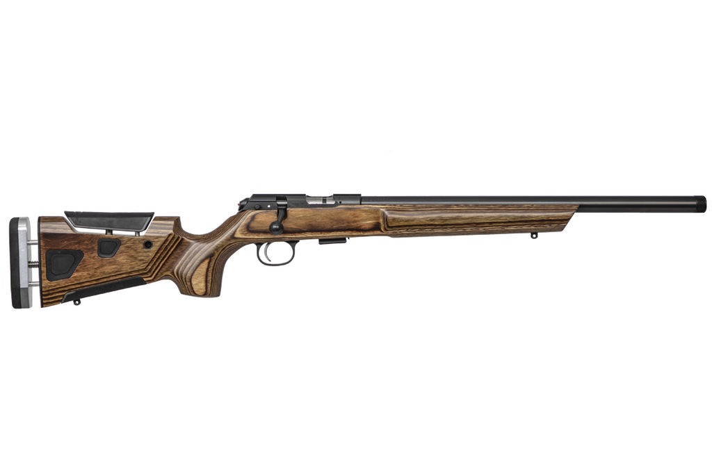 CZ-USA CZ 457 Varmint AT-ONE .22 LR bolt-action rifle with 24-inch black nitride barrel and adjustable thumbhole stock