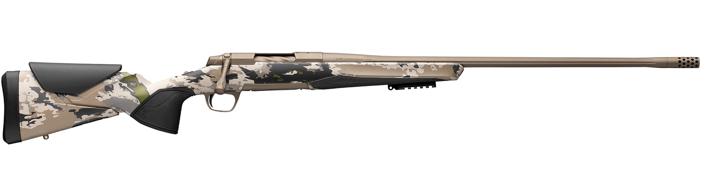 Browning X-Bolt 2 Speed Long Range OVIX bolt-action rifle in 6.5 PRC with Smoked Bronze finish and 26-inch barrel