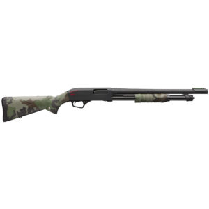 Winchester SXP Hybrid Defender 12 gauge pump-action shotgun with 18-inch barrel in black finish