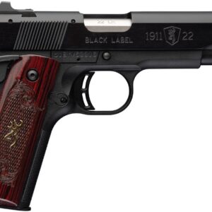 Browning 1911-22 Medium Compact semi-auto pistol in .22 LR with 4.25-inch barrel and beavertail grip safety