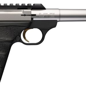 Browning Buck Mark Camp URX .22 LR stainless semi-automatic pistol with URX grip and 5.90-inch barrel