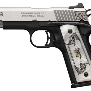 BROWNING 1911-380 SS/ENGRAVED - 380ACP FS 3.58" WHITE PEARL