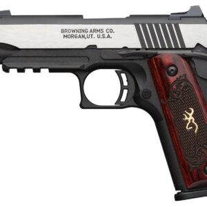 BROWNING 1911-380 BLACK LABEL - MEDALLION PRO 3.58" FS W/RAIL