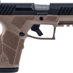 Taurus GX2 9mm Semi-Auto Pistol – Black/Brown, 3.37" Barrel, 13+1 Capacity
