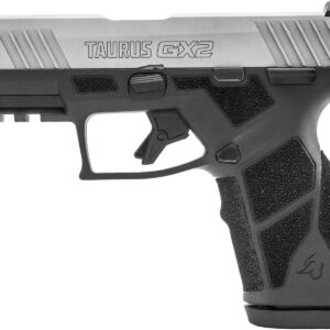 Taurus GX2 9mm Semi-Auto Pistol – Stainless/Black, 3.38" Barrel, 10+1 Capacity