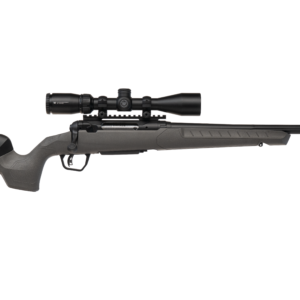 Savage Arms 110 Trailblazer XP bolt action rifle in black and gray with 20-inch barrel chambered in .223 Rem/5.56 NATO