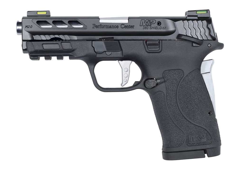 Smith & Wesson M&P380 Shield EZ PC .380 ACP Ported Pistol – Silver/Black