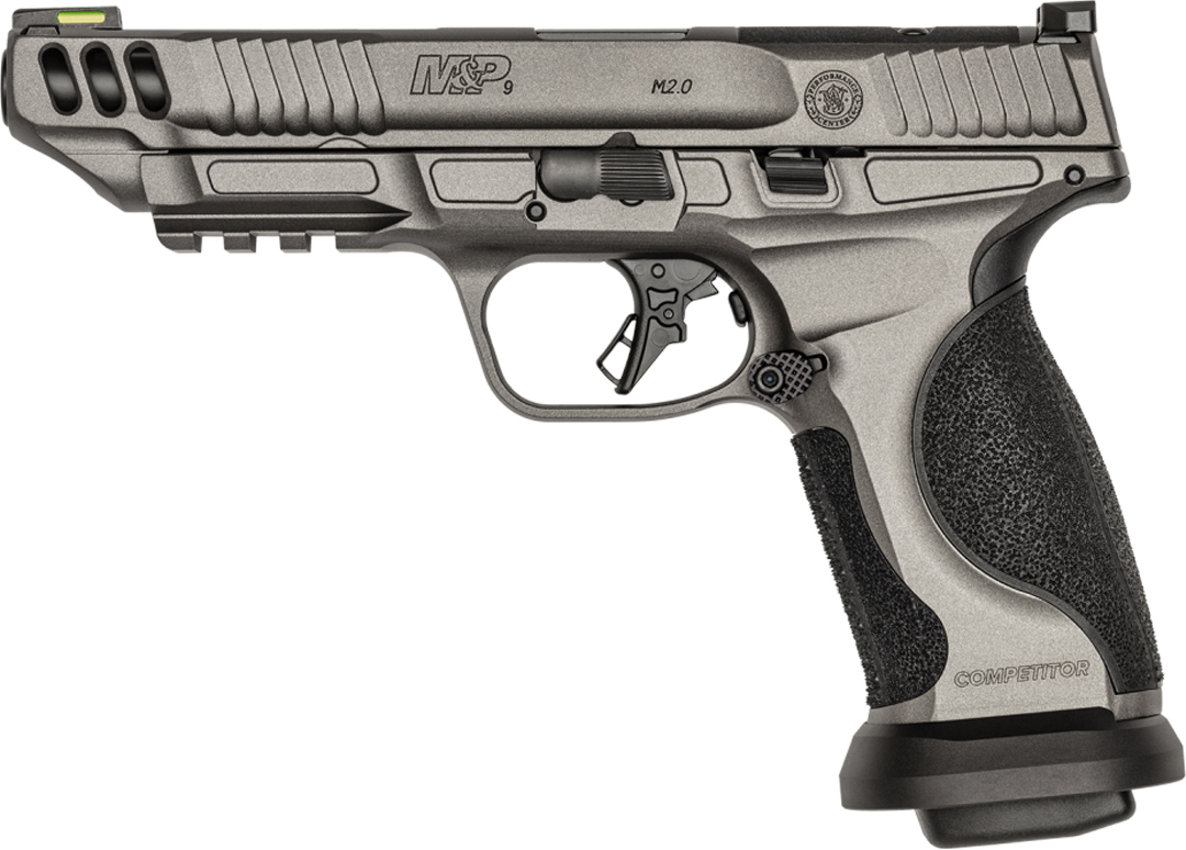 S&W M&P9 M2.0 PC COMPETITOR 5" - 4-17-RD MAG METAL FR TUNG GRAY