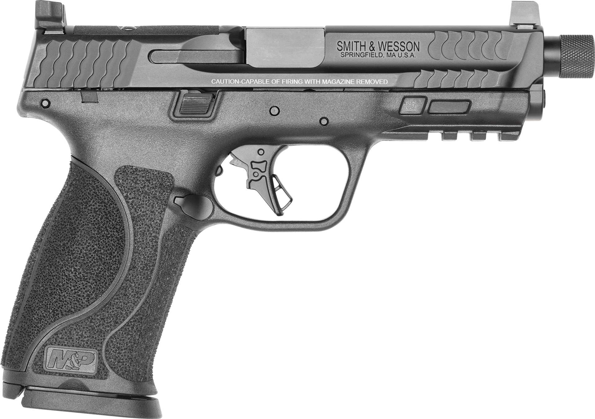 Smith & Wesson M&P9 M2.0 9mm Striker-Fired Pistol 4.625" Threaded Barrel Optic Ready 17+1
