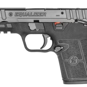 Smith & Wesson Equalizer 9mm semi-auto pistol with optic-ready slide and black Armornite finish, model 13591