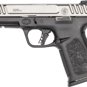 Smith & Wesson SD9 2.0 9mm Semi-Auto Pistol 16+1 4" Stainless/Black Fixed Sights
