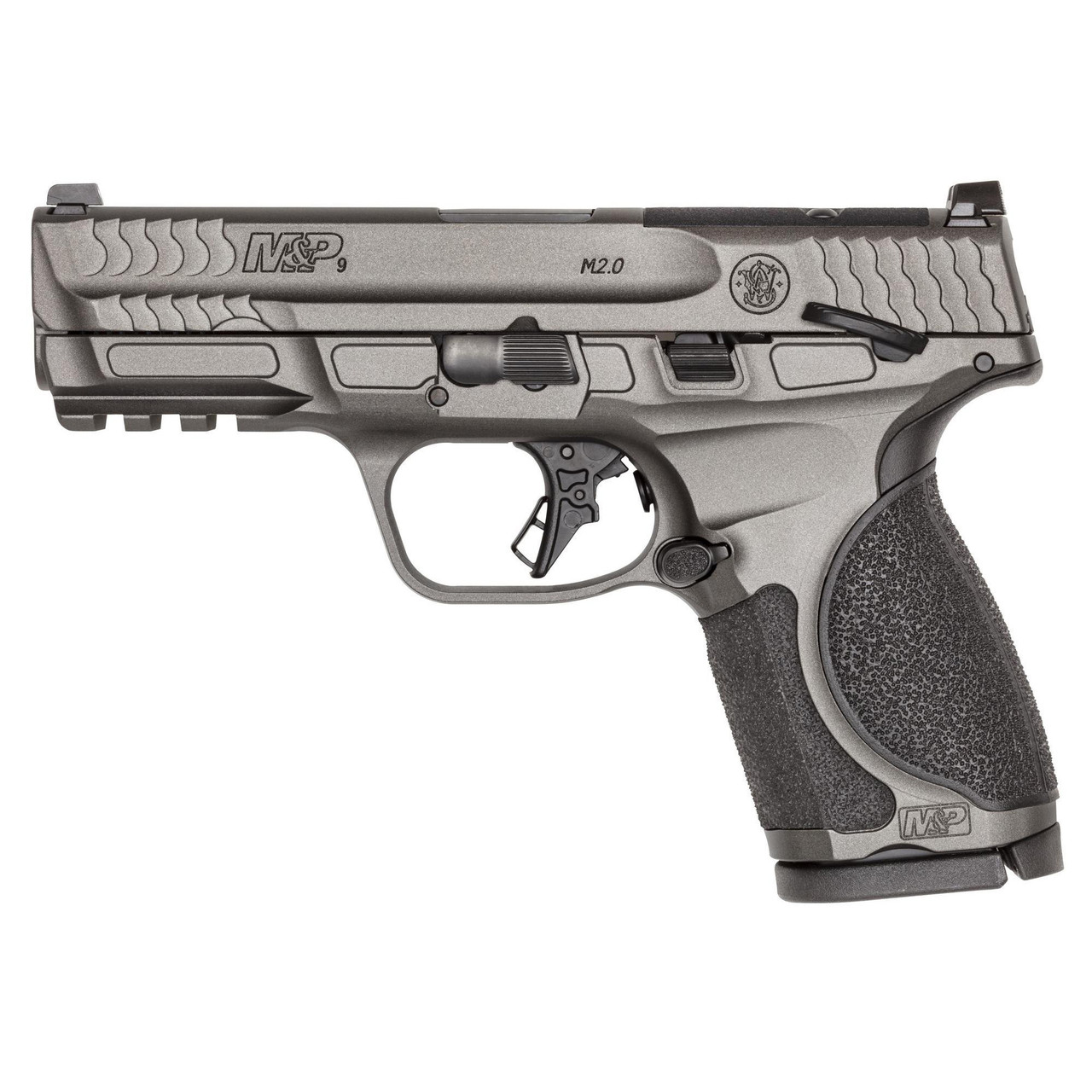 S&W M&P9 M2.0 METAL COMPACT 4" - 9MM 10-RD SAFETY TUNGSTEN GREY - Image 2
