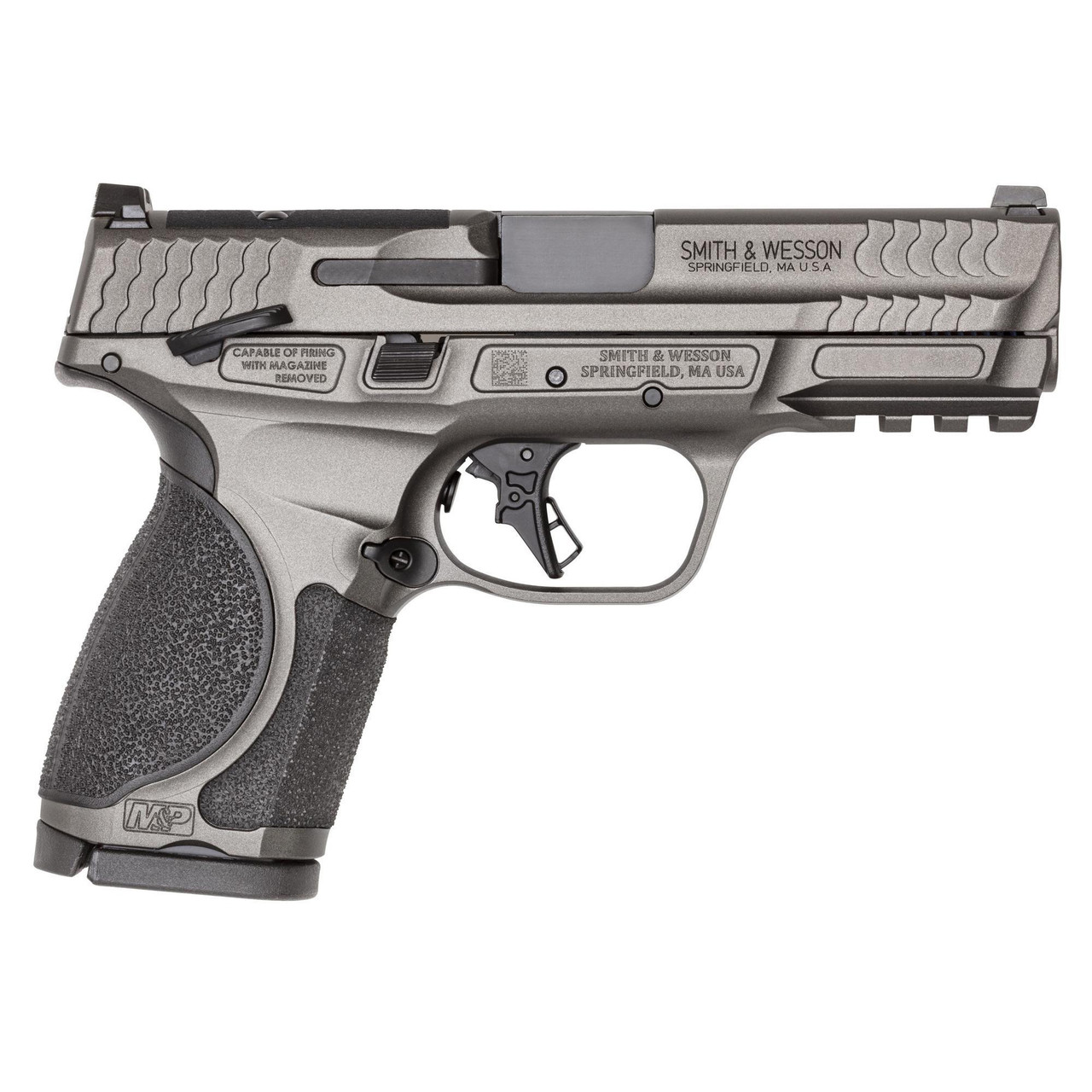 S&W M&P9 M2.0 METAL COMPACT 4" - 9MM 10-RD SAFETY TUNGSTEN GREY