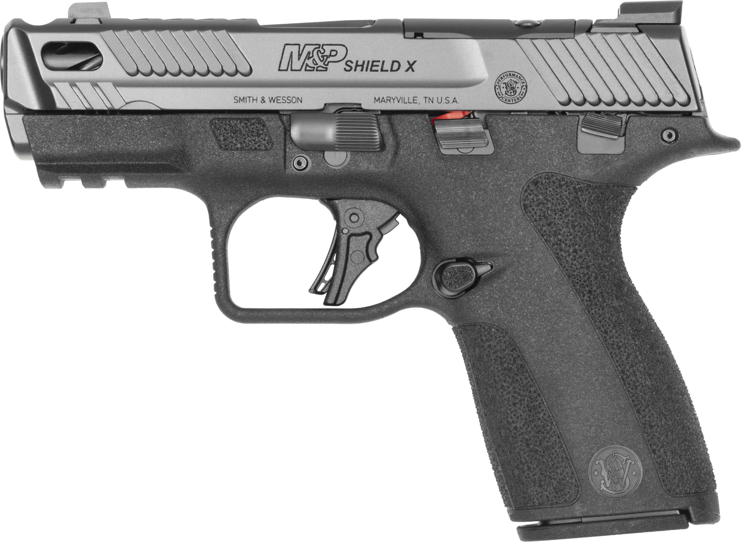 S&W PC M&P SHIELD X COMP 9MM - 10 RD MAGS SAFTY 3.6" BL