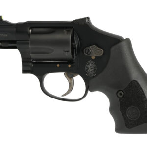 Smith & Wesson 442UC .38 Special revolver with 1-7/8 inch barrel in black finish, right-side view