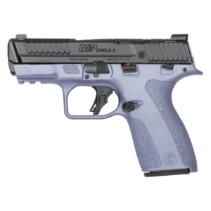 Smith & Wesson Shield Plus X 9mm pistol in black with optic ready cut slide and 13+1 capacity