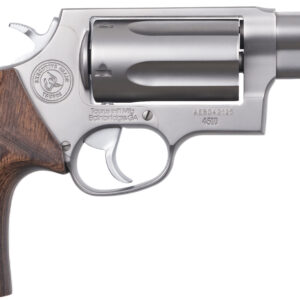 Taurus Judge Executive Grade stainless revolver in .45 Long Colt and .410 bore with 3-inch barrel and brass front bead sight