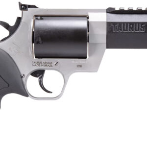 Taurus Raging Hunter 500 revolver in .500 S&W Magnum with 5.12-inch barrel, matte black and silver finish