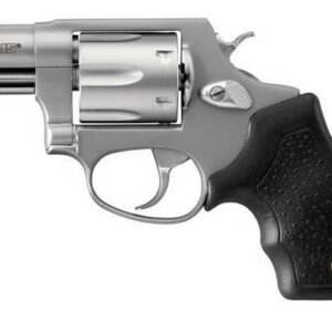 Taurus 856 .38 Special revolver with 2-inch matte stainless barrel and fixed sights, right-side profile view