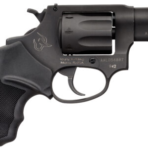 Taurus 942 .22 LR double/single action revolver with 2-inch barrel and matte black finish, right-side profile view
