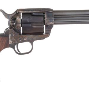 Taylor's & Company 1873 Single Action Army revolver in .45 Colt with 5.5-inch blued barrel and wood grips