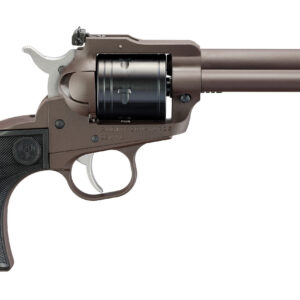 Ruger Super Wrangler 250th Anniversary single-action revolver in Dark Bronze Cerakote chambered in .22 LR and .22 WMR