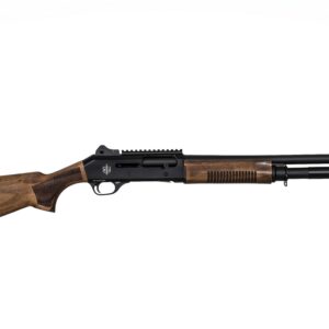 Military Armament Corp MAC 1014 semi-automatic 12 gauge shotgun with 18.5 inch barrel in black and wood finish