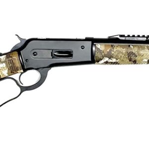 Taylor's & Company 1886 Journey lever action rifle in .45-70 Government with 19-inch barrel, black receiver and camo stock