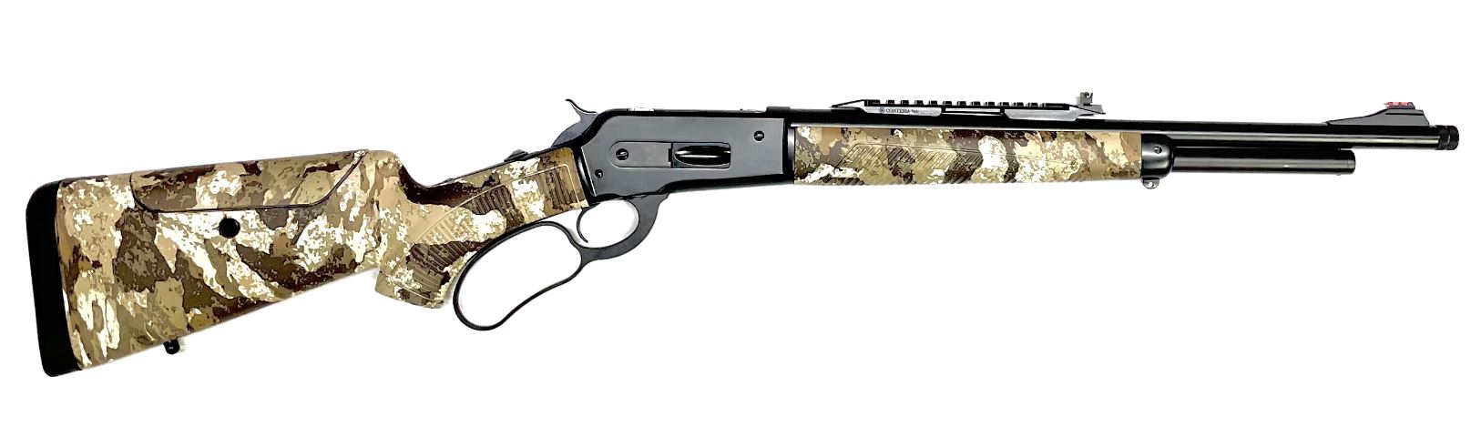 Taylor's & Company 1886 Journey lever action rifle in .45-70 Government with 19-inch barrel, black receiver and camo stock