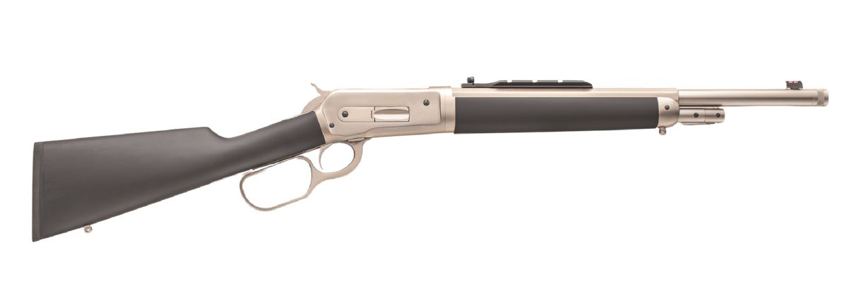 Taylor's & Company Ridge Runner TD takedown lever-action rifle in .45-70 Government with chrome finish and 18.5-inch barrel