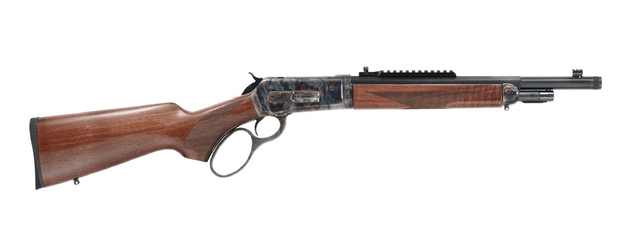 Taylor's & Company 1886 TC86 Takedown lever action rifle in .45-70 Government with 16.5-inch blued barrel and wood stock