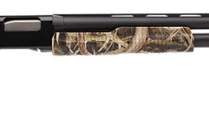 Stevens Model 320 Compact 12 Gauge Pump-Action Shotgun with 26-inch matte black barrel and camo finish