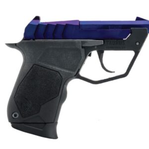 Taurus 22TUC semi-auto pistol in purple and black finish with 2.5 inch barrel chambered in 22 LR