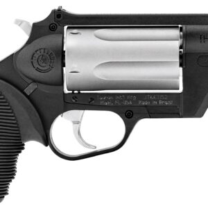Taurus Judge Public Defender Poly revolver in .410/.45 Long Colt with 2-inch barrel, black polymer frame and stainless cylinder