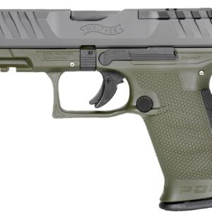 WALTHER PDP COMPACT 9MM 4" FS - 15-SHOT GREEN POLYMER FRAME