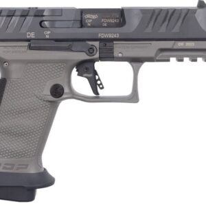 Walther Arms PDP Pro SD 9mm semi-auto pistol in gray with 4.6-inch barrel and optic-ready slide
