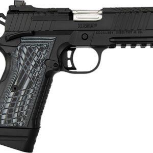 Kimber KDS9C OR 9mm semi-automatic pistol with optic-ready slide and night sights, right-side profile view