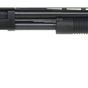 Mossberg Maverick 88 pump-action shotgun in 12 gauge with 28-inch blued barrel and bead sight
