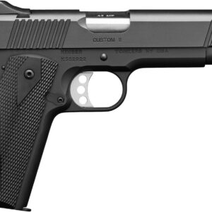 Kimber Custom II 1911 semi-automatic pistol in .45 ACP with 5-inch barrel and fixed sights, right-side profile view