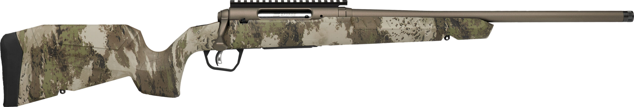 Savage Axis II Pro .400 Legend bolt-action rifle with 20-inch barrel in Gunmetal Bronze finish