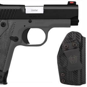 Kimber Micro 9 Ghost RTC Bundle 9mm single-action pistol in black with stainless barrel and two 7-round magazines