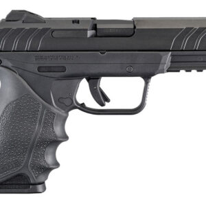 Ruger Security-9 Model 3819 9mm semi-auto pistol with blued finish, serrated steel slide, and adjustable 3-dot sights