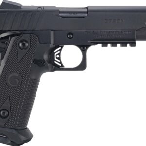 EAA Girsan MC 2311 semi-auto pistol in .45 ACP with 5-inch barrel, black finish, and fiber optic contrast sights