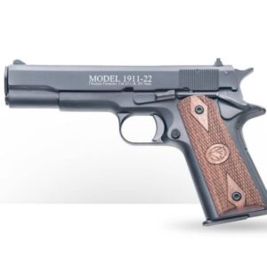 Chiappa Firearms 1911-22 Field semi-auto pistol in black with 5-inch barrel chambered in .22 LR