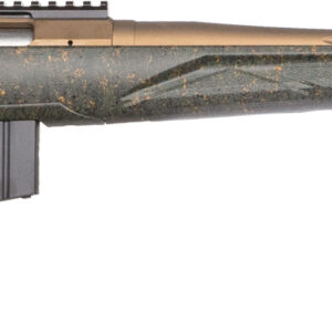 Ruger American Predator Generation II bolt-action rifle in .350 Legend with green synthetic stock and bronze finish